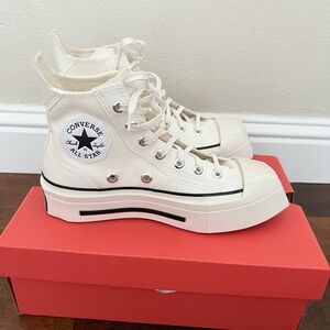 Converse Chuck 70 De Lux Squared Sneaker Hi Top 5 Mens 7 Womens